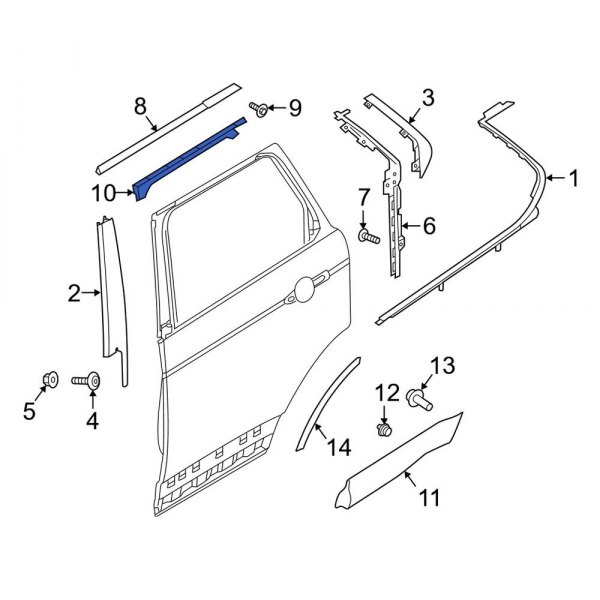 Door Reveal Molding Insulator