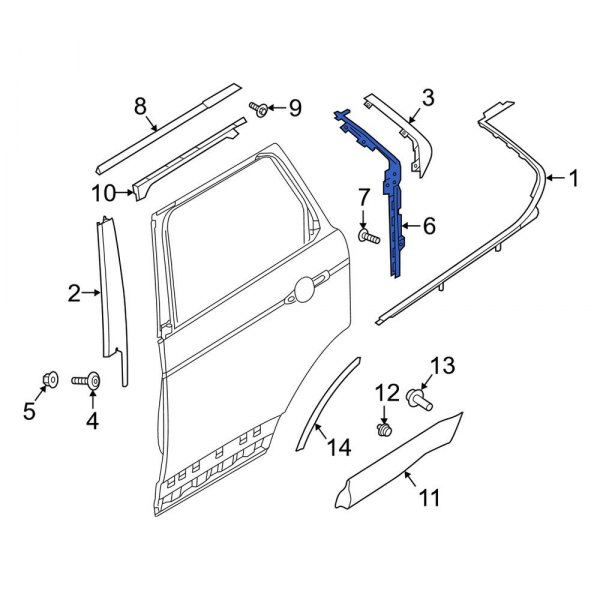 Door Applique Insulator