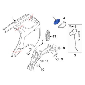 Land Rover Discovery OEM Quarter Panels & Parts | Rear & Front — CARiD.com