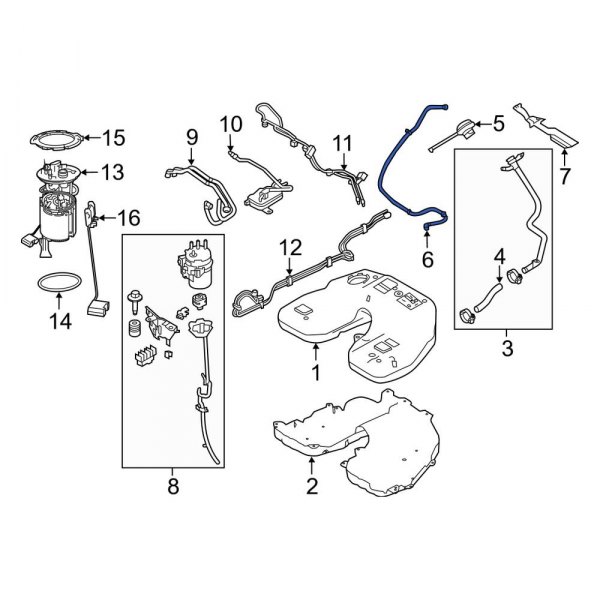 Evaporative Emissions System Lines