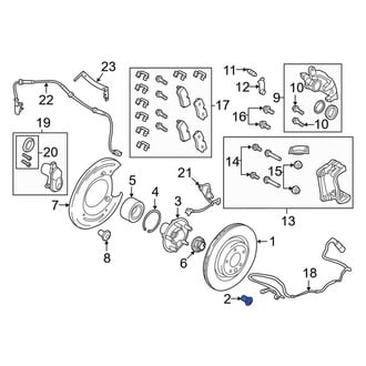 Land Rover OE - Disc Brake Rotor Bolt