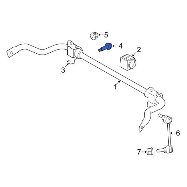 Suspension Stabilizer Bar Bracket Bolt