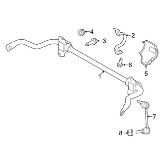 Land Rover OE - Rear Suspension - Stabilizer Bar & Components