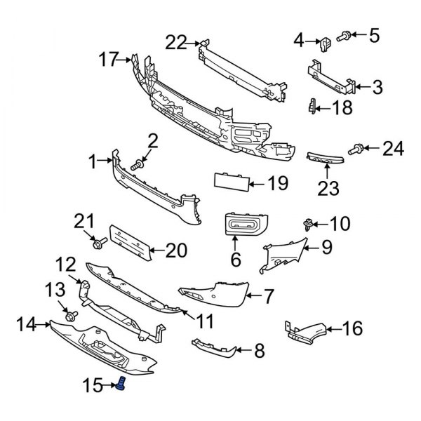 Valance Panel Screw