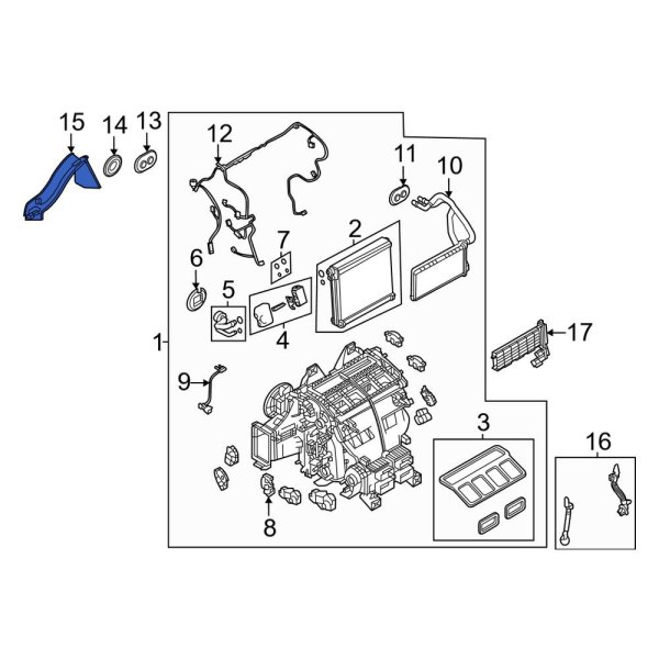 Radiator Support Air Deflector