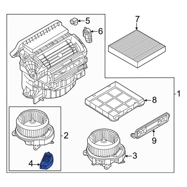 HVAC Blower Motor Control Module