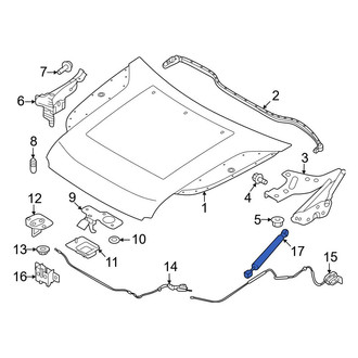 Land Rover OE - Hood Lift Support
