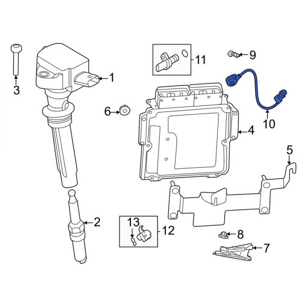 Ignition Knock (Detonation) Sensor