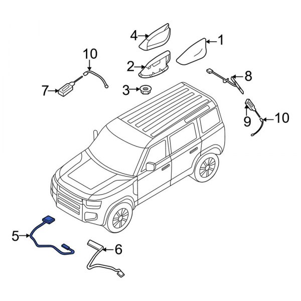 GPS Navigation System Antenna