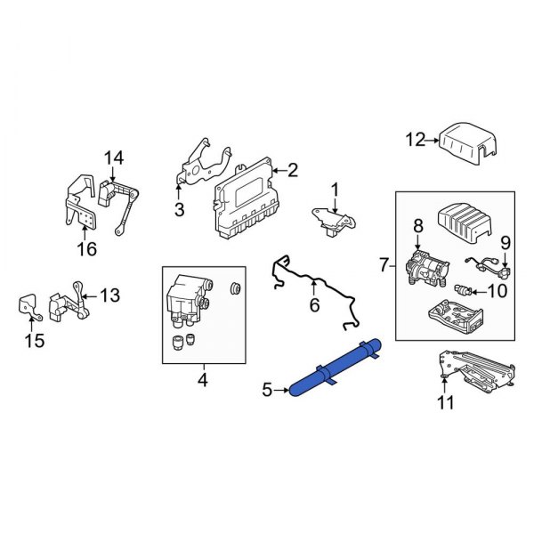 Suspension Self-Leveling Unit Accumulator