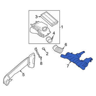 Land Rover OE - Engine Air Intake Hose