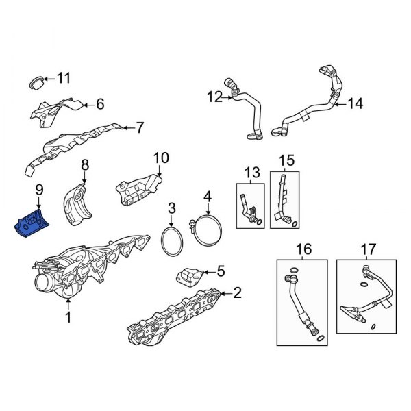 Turbocharger Mount Heat Shield