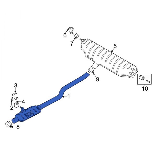 Exhaust Intermediate Pipe