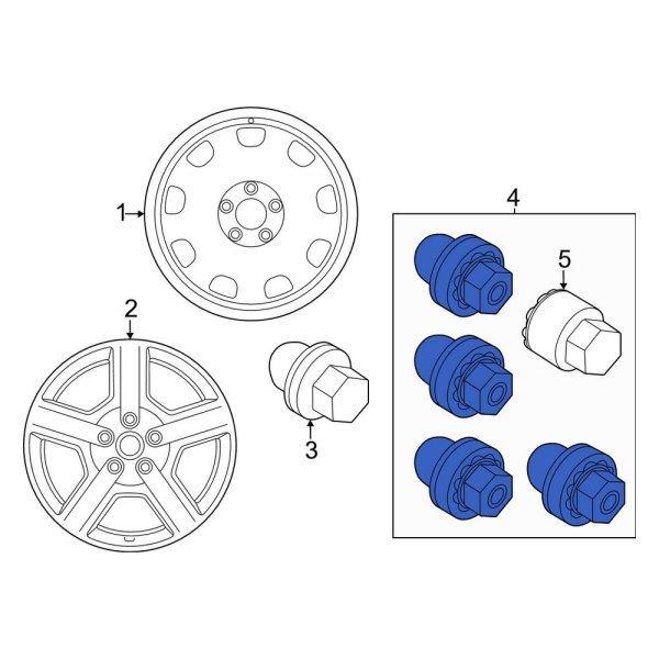 Wheel Lock Set