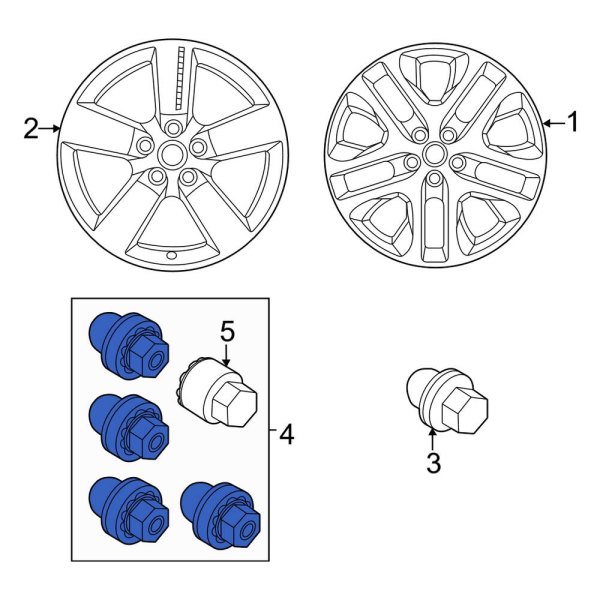 Wheel Lock Set