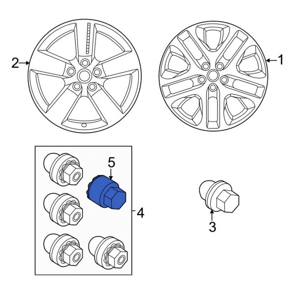 Wheel Fastener Cover