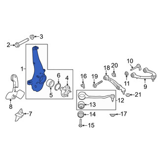 Land Rover OE - Left Steering Knuckle