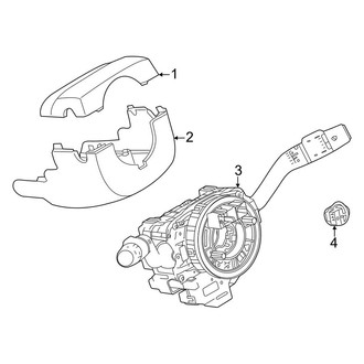 Land Rover OE - Steering Column - Shroud, Switches & Levers