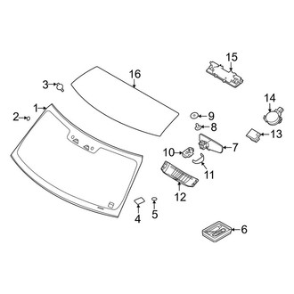 Land Rover OE - Windshield - Glass