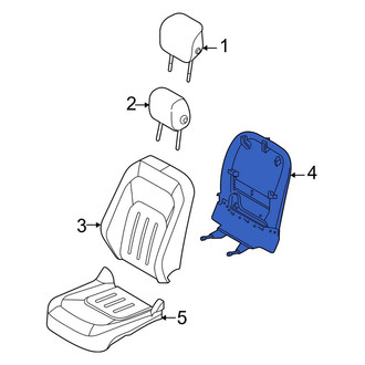 Land Rover OE - Front Right Seat Back Panel