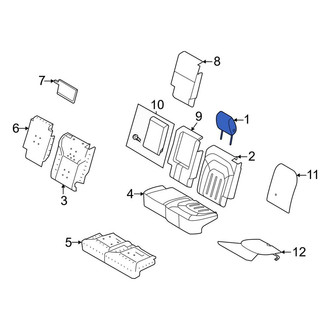 Land Rover OE - Center Left Headrest