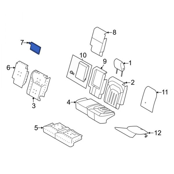 Seat Back Bolster Cushion