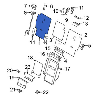 Land Rover OE - Center Right Seat Back Panel