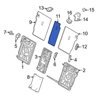 Land Rover OE - Center Seat Back Panel