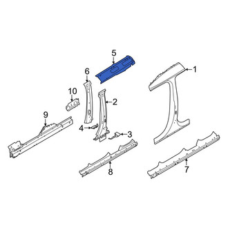 Land Rover OE - Rear Left Roof Panel Reinforcement