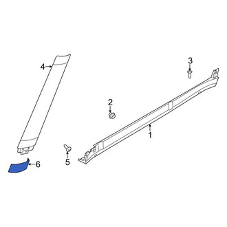 Land Rover OE - Right Lower Windshield Molding