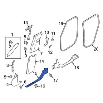 Land Rover OE - Front Right Door Sill Plate