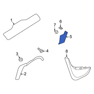 Land Rover OE - Rear Left Bumper Trim