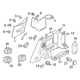 Land Rover OE - Quarter Panel - Interior Trim