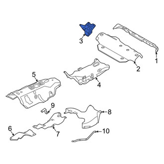 Land Rover OE - Rear Right Floor Pan Heat Shield