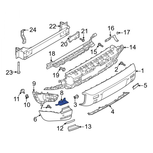 Bumper Molding Bracket