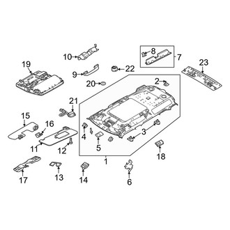 Land Rover OE - Roof - Interior Trim (2 Doors)