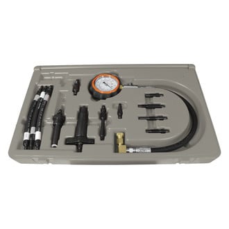 Lang Tools® - 13-piece Analog Diesel Compression Test Set