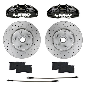 LEED Brakes® - Drilled and Slotted Front Disc Brake Conversion Kit