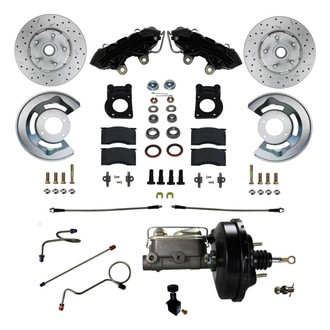 LEED Brakes® - Drilled and Slotted Front Disc Brake Conversion Kit