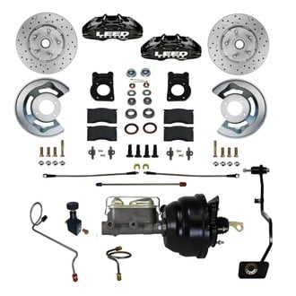 LEED Brakes® - Drilled and Slotted Front Disc Brake Conversion Kit