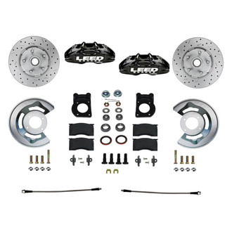 LEED Brakes® - Drilled and Slotted Front Disc Brake Conversion Kit