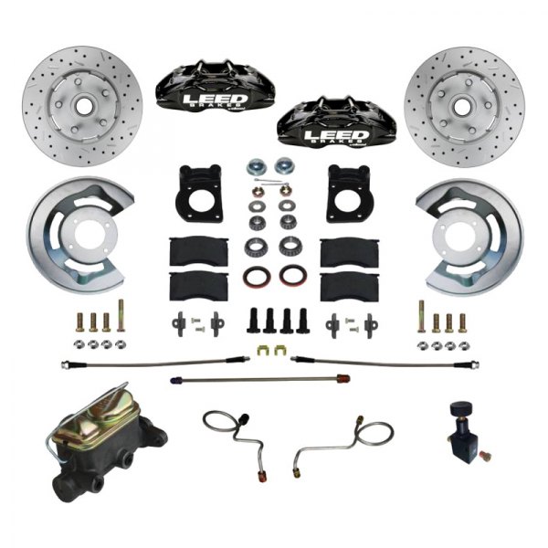  LEED Brakes® - Drilled and Slotted Front Disc Brake Conversion Kit