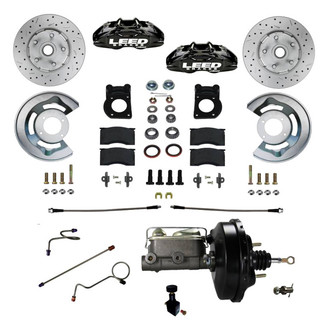 LEED Brakes® - Drilled and Slotted Front Disc Brake Conversion Kit