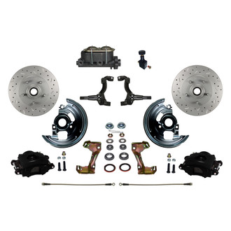 LEED Brakes® - Drilled and Slotted Front Disc Brake Conversion Kit