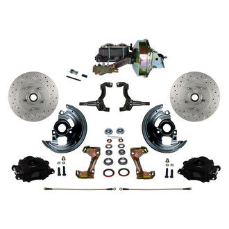 LEED Brakes® - Drilled and Slotted Front Disc Brake Conversion Kit