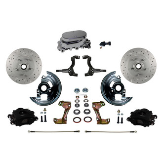 LEED Brakes® - Drilled and Slotted Front Disc Brake Conversion Kit