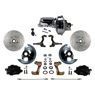 LEED Brakes® - Drilled and Slotted Front Disc Brake Conversion Kit