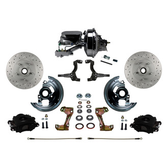 LEED Brakes® - Drilled and Slotted Front Disc Brake Conversion Kit