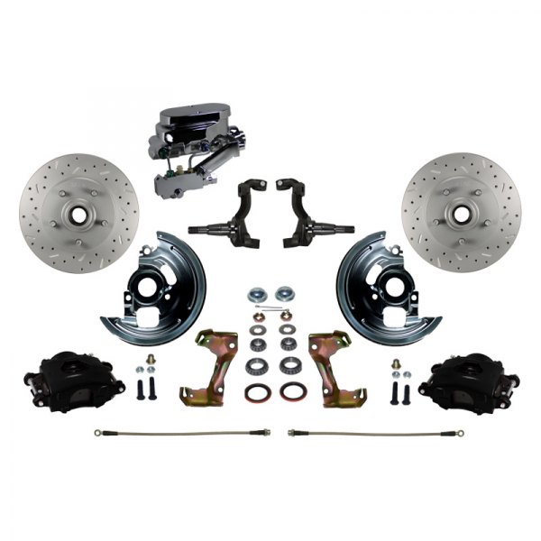  LEED Brakes® - Drilled and Slotted Front Disc Brake Conversion Kit