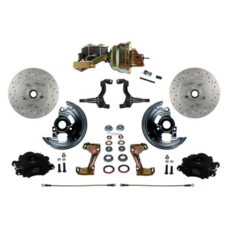 LEED Brakes® - Drilled and Slotted Front Disc Brake Conversion Kit